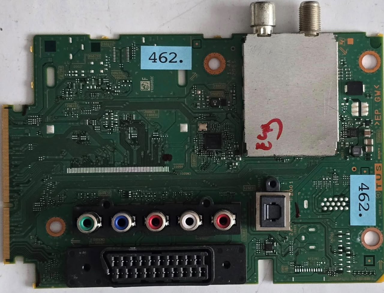 MAINBOARD SONY 1-889-203-13 (173457513) S100004BS2031-18 Y400A950C (Gbr) PositionNummer: KT33-462