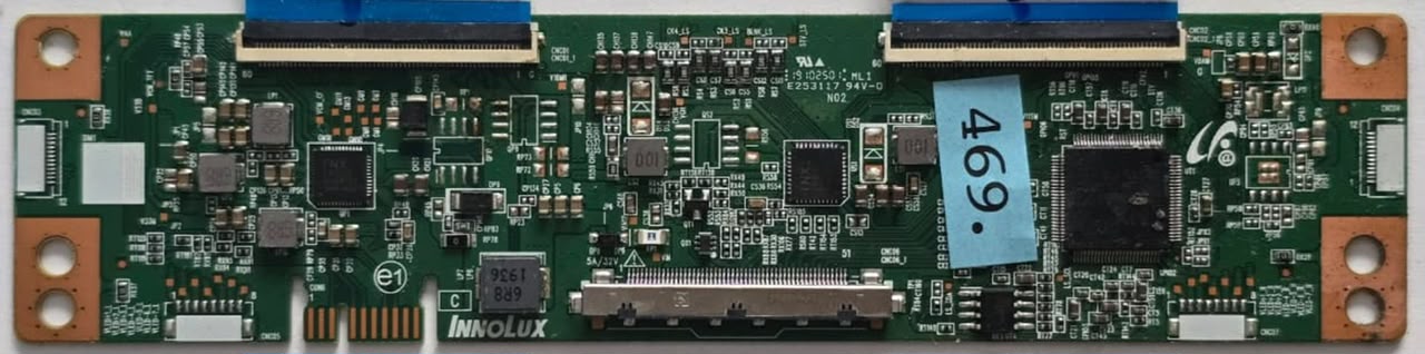 T-CON BOARD CHIQ EACDJE13 E253117 BYUW0BKAC394700FE00001 (Gbr) PositionNummer: T80-469