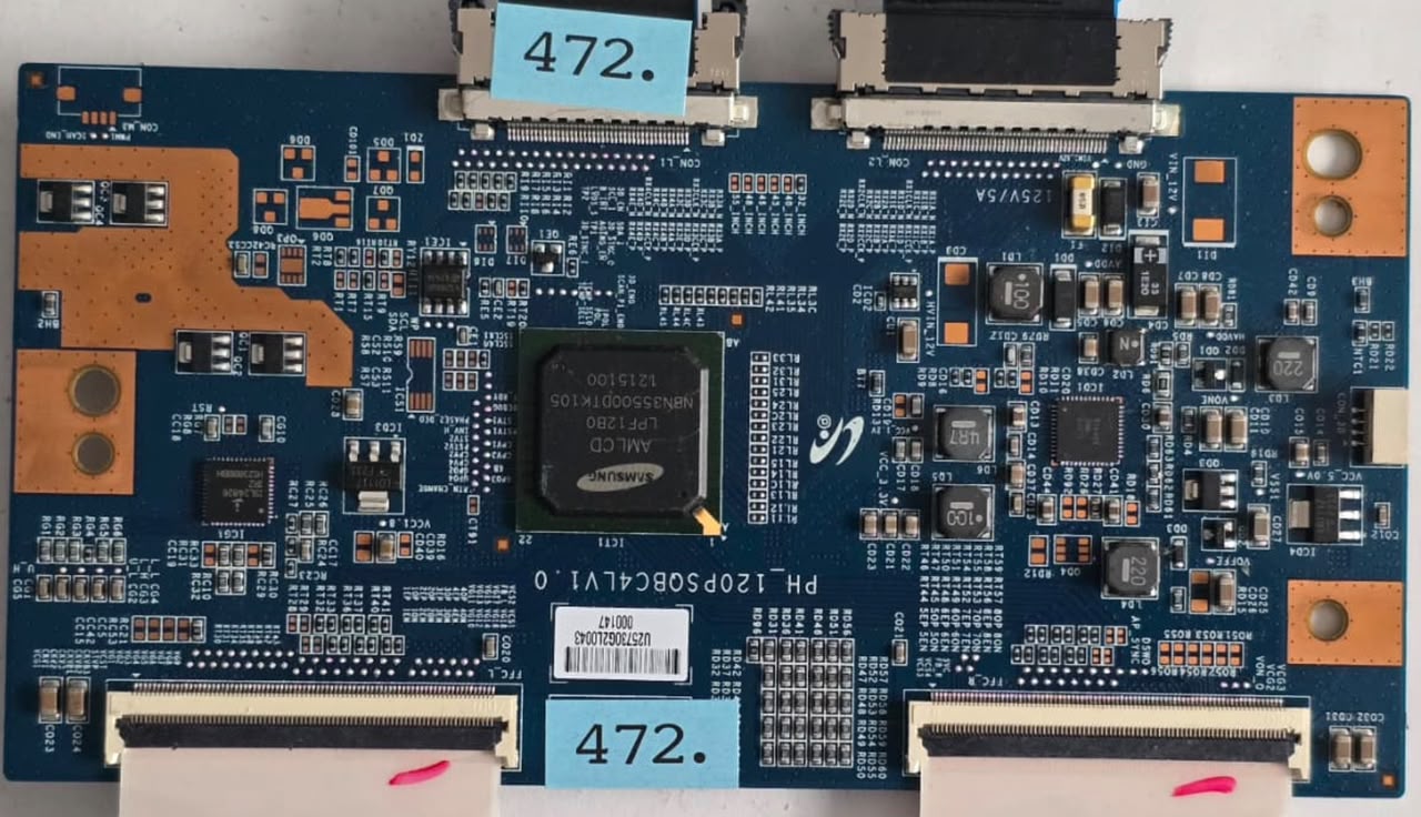 T-CON BOARD PHILIPS PH_120PSQBC4LV1.0 E88441 U25730G2L0043 000147 (Gbr) PositionNummer: T31-472