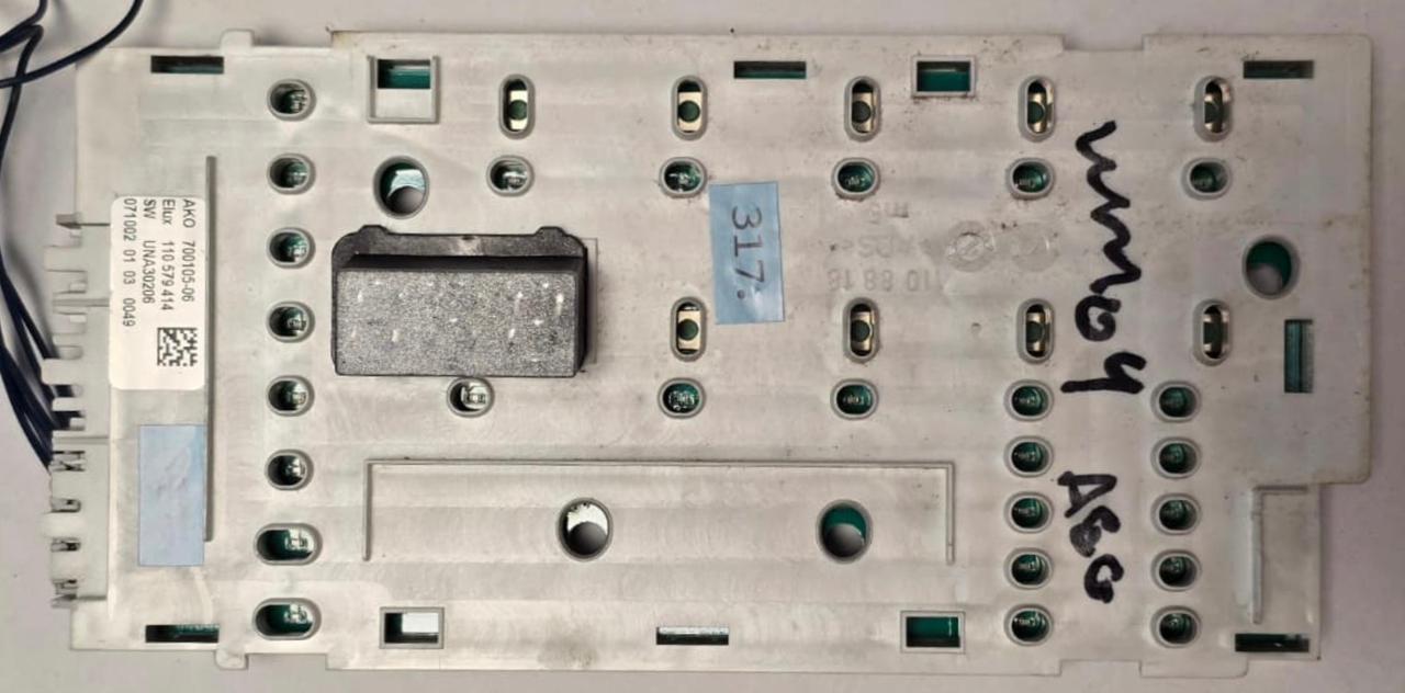WASCHMASCHINE ELEKTRONIK AEG AKO 700105-06 SW UNA30206 AKO 51 411 0047_0003C 071002 01 03 0049 110 88 18, Elux 110579414 (Gbr) Position Nummer: WM04-317