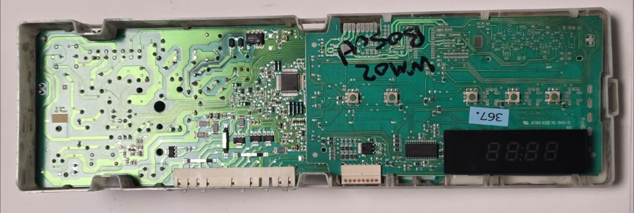 WASCHMASCHINE ELEKTRONIK BOSCH AKO 716200-02 BSH 5560 006 901 PRG 716677-00 AK21 100106 01 SS 8A, 9000370067 KB F02-C/BO KW 69628 706 559 BSH 5560 003 944, 5560003600)c 55600000002750_c(Gbr) Position Nummer: WM02-367